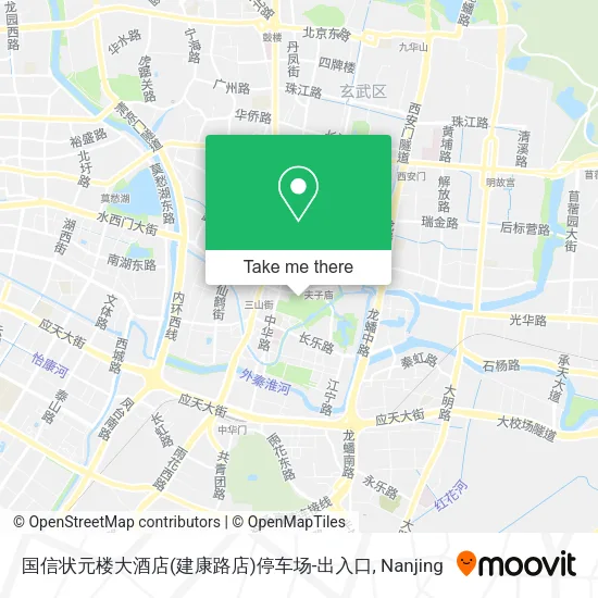 国信状元楼大酒店(建康路店)停车场-出入口 map