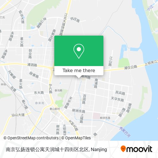 南京弘扬连锁公寓天润城十四街区北区 map