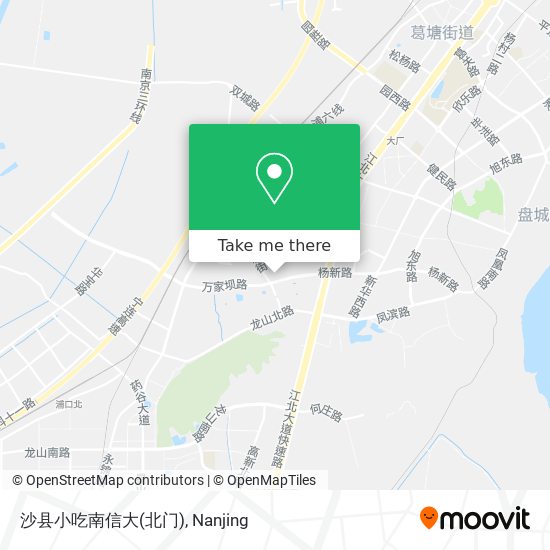 沙县小吃南信大(北门) map