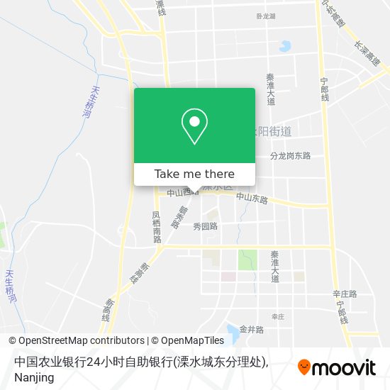 中国农业银行24小时自助银行(溧水城东分理处) map