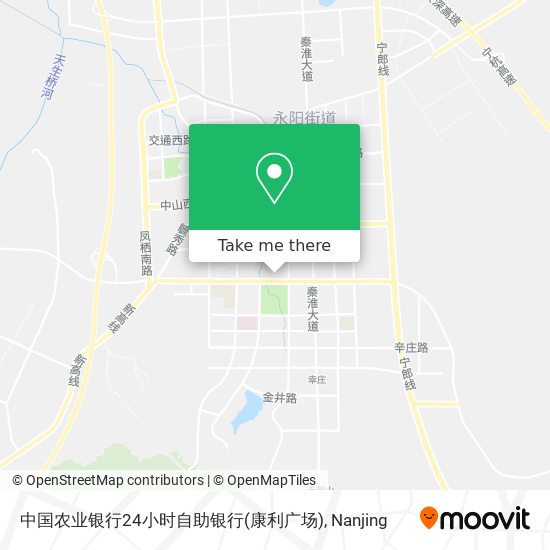 中国农业银行24小时自助银行(康利广场) map