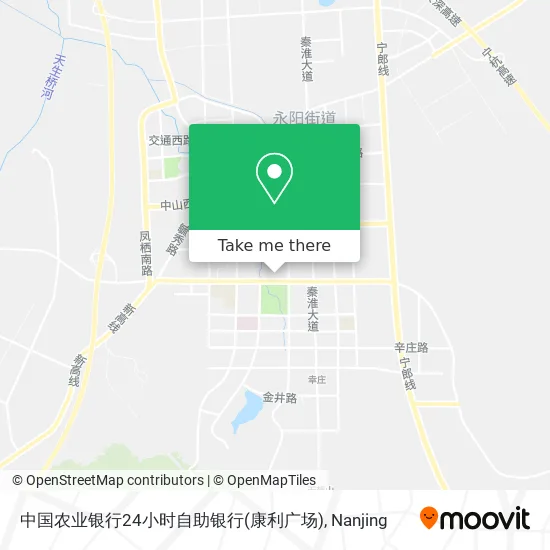 中国农业银行24小时自助银行(康利广场) map