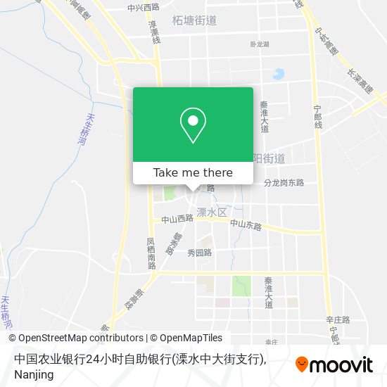中国农业银行24小时自助银行(溧水中大街支行) map