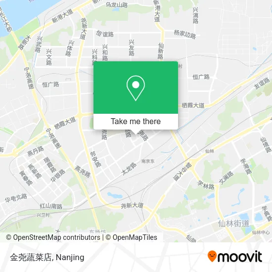 金尧蔬菜店 map