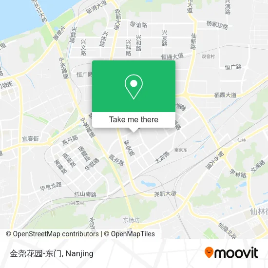 金尧花园-东门 map