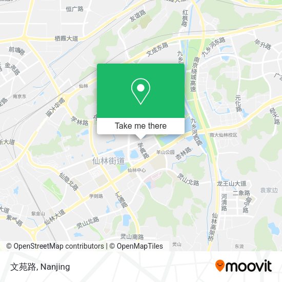 文苑路 map
