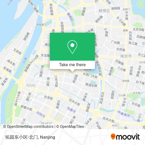 拓园东小区-北门 map
