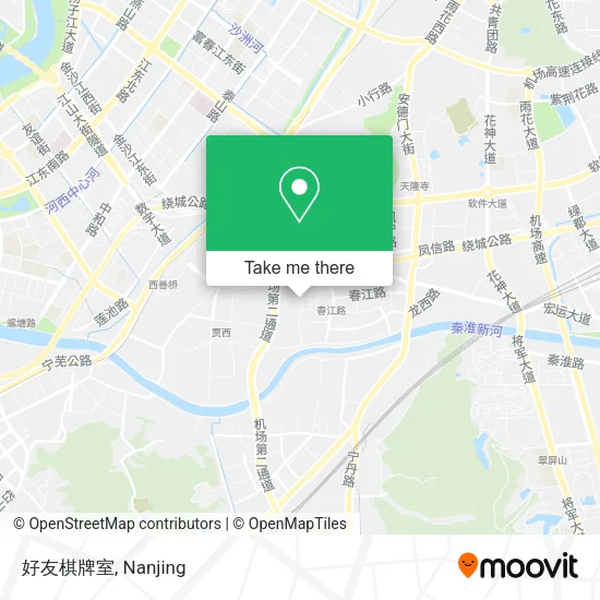 好友棋牌室 map