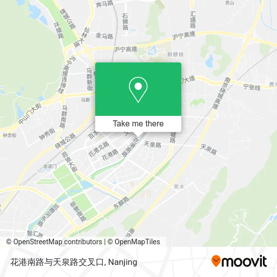 花港南路与天泉路交叉口 map