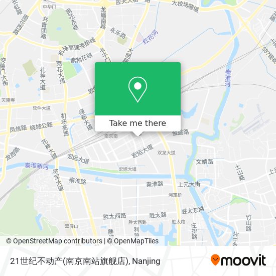 21世纪不动产(南京南站旗舰店) map