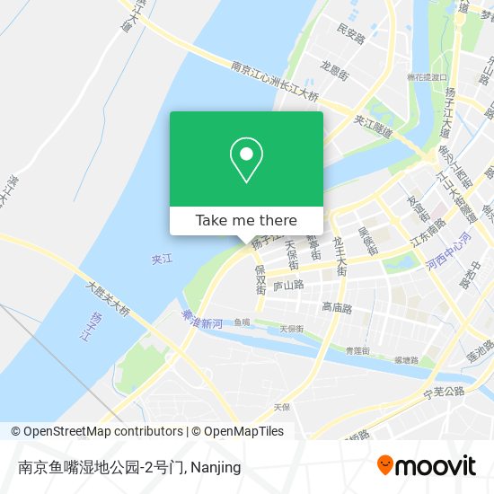 南京鱼嘴湿地公园-2号门 map
