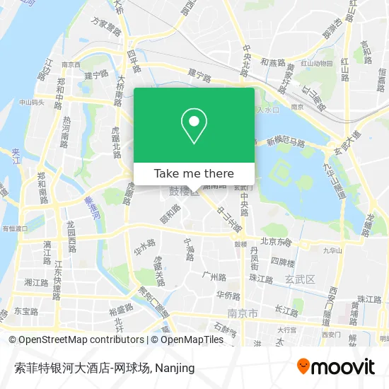 索菲特银河大酒店-网球场 map