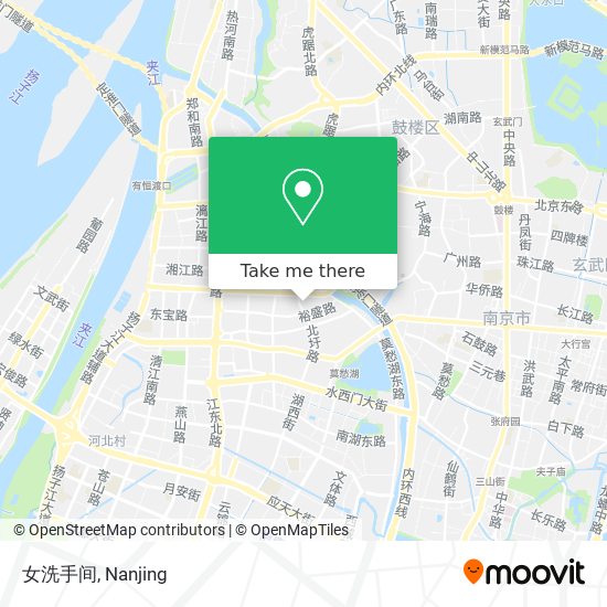 女洗手间 map