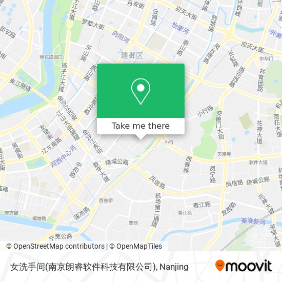 女洗手间(南京朗睿软件科技有限公司) map