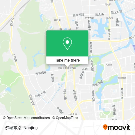 佛城东路 map