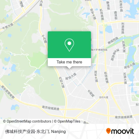 佛城科技产业园-东北门 map