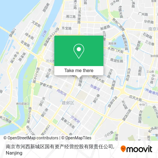 南京市河西新城区国有资产经营控股有限责任公司 map