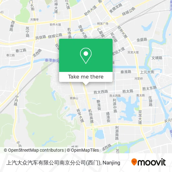 上汽大众汽车有限公司南京分公司(西门) map