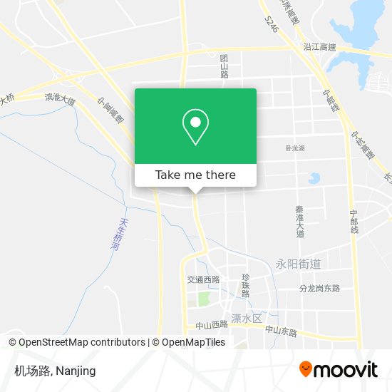 机场路 map