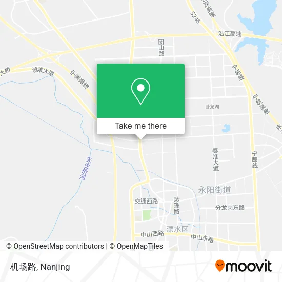 机场路 map