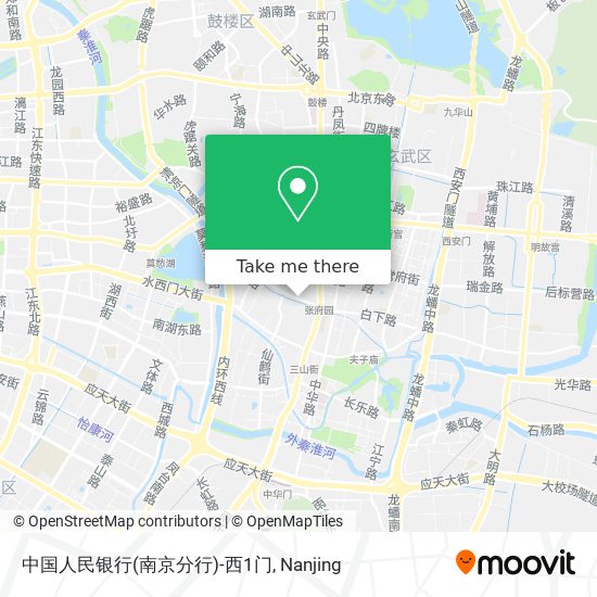 中国人民银行(南京分行)-西1门 map