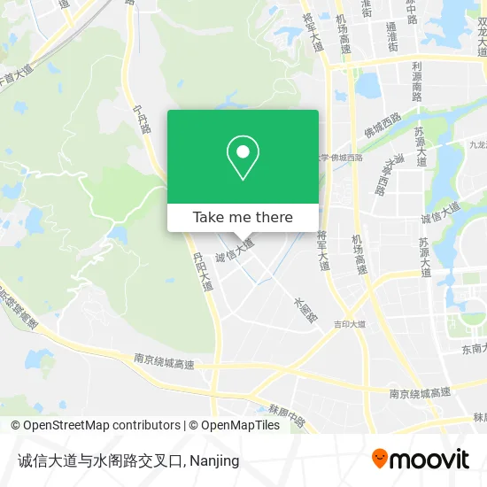 诚信大道与水阁路交叉口 map