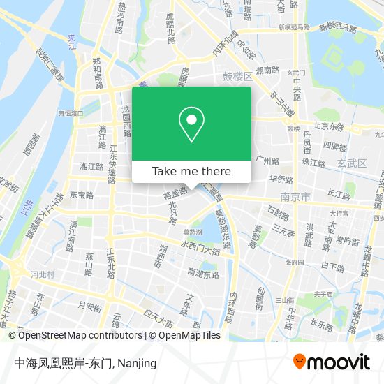 中海凤凰熙岸-东门 map