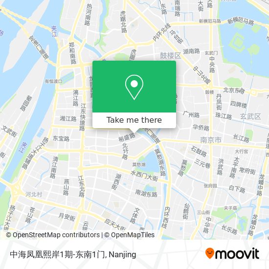 中海凤凰熙岸1期-东南1门 map