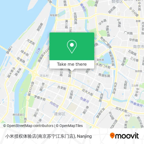 小米授权体验店(南京苏宁江东门店) map