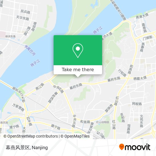 幕燕风景区 map
