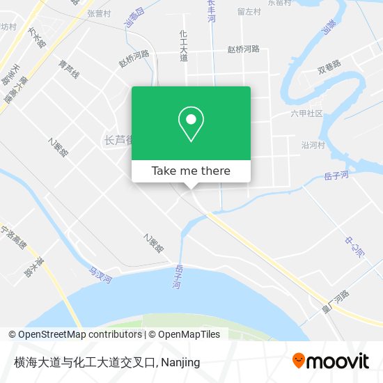横海大道与化工大道交叉口 map