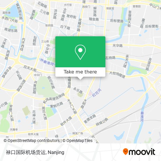 禄口国际机场货运 map