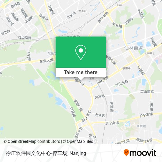 徐庄软件园文化中心-停车场 map