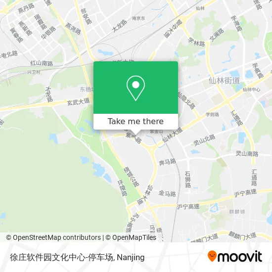 徐庄软件园文化中心-停车场 map
