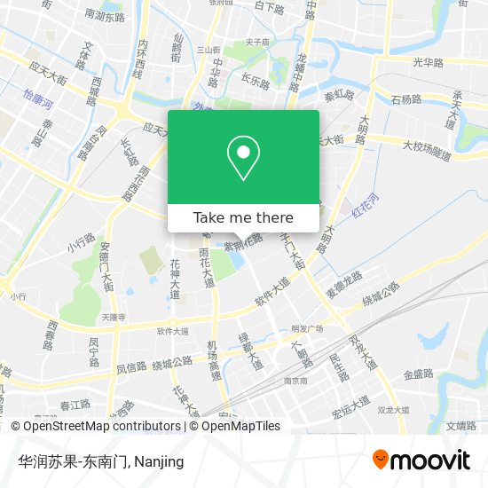 华润苏果-东南门 map