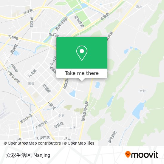 众彩生活区 map