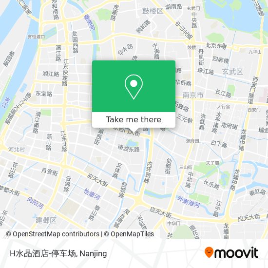 H水晶酒店-停车场 map