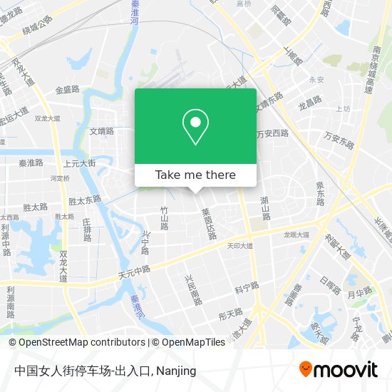 中国女人街停车场-出入口 map