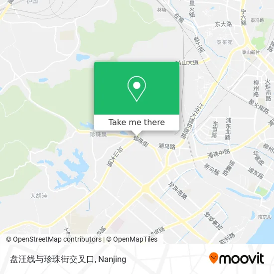 盘汪线与珍珠街交叉口 map