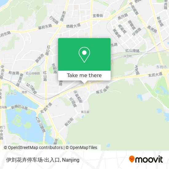 伊刘花卉停车场-出入口 map