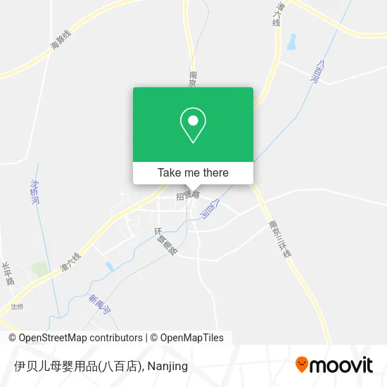 伊贝儿母婴用品(八百店) map
