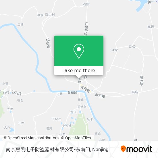 南京惠凯电子防盗器材有限公司-东南门 map