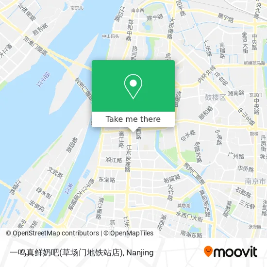 一鸣真鲜奶吧(草场门地铁站店) map