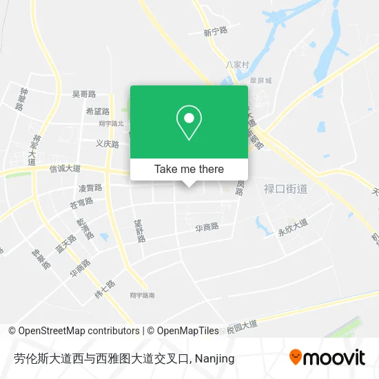 劳伦斯大道西与西雅图大道交叉口 map