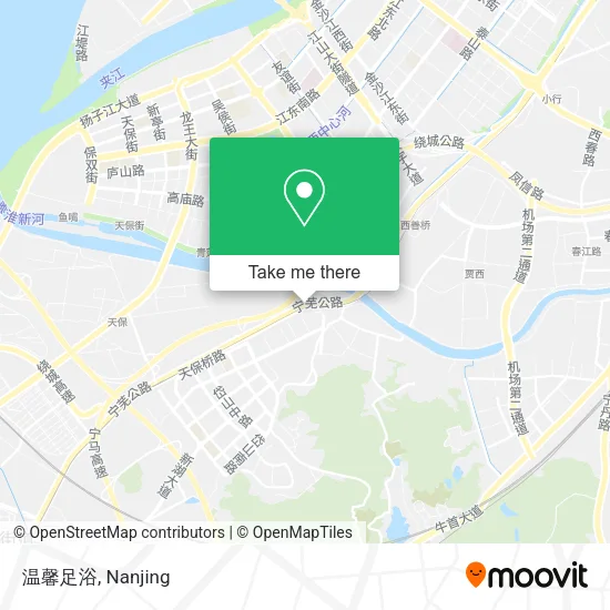 温馨足浴 map