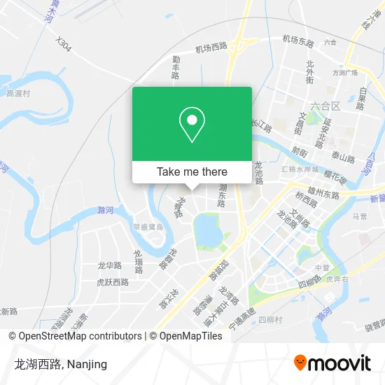 龙湖西路 map