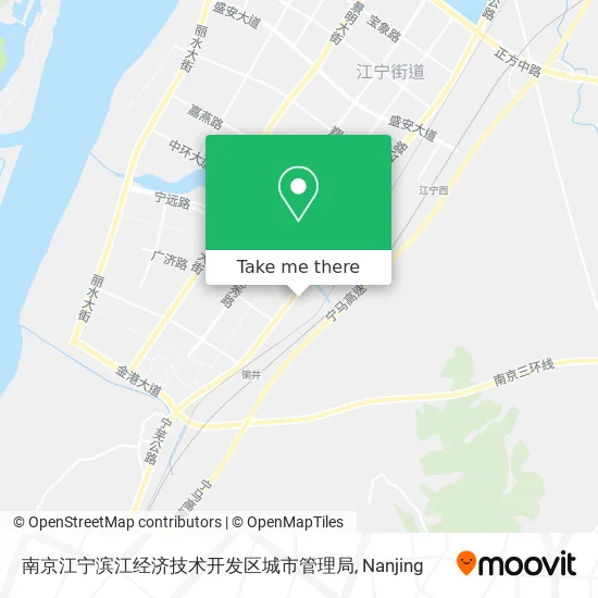 南京江宁滨江经济技术开发区城市管理局 map