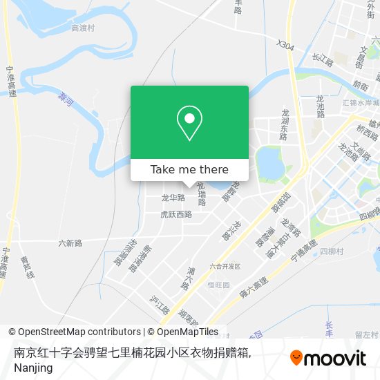 南京红十字会骋望七里楠花园小区衣物捐赠箱 map