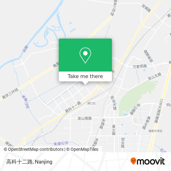 高科十二路 map
