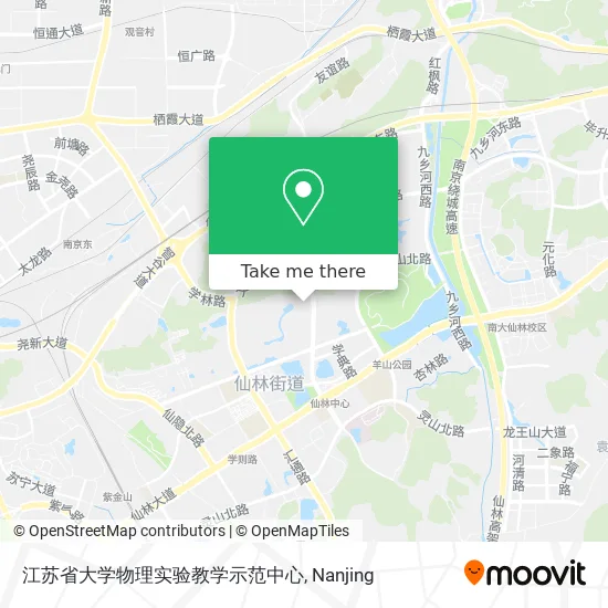 江苏省大学物理实验教学示范中心 map